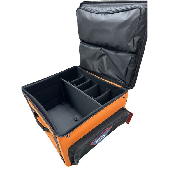 The Head Set Storage And Protection Box/tote Divided Compartments W/strap - Picture 1 of 16